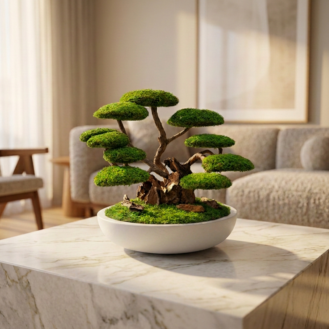 Ren Bonsai - Beyaz Saksı